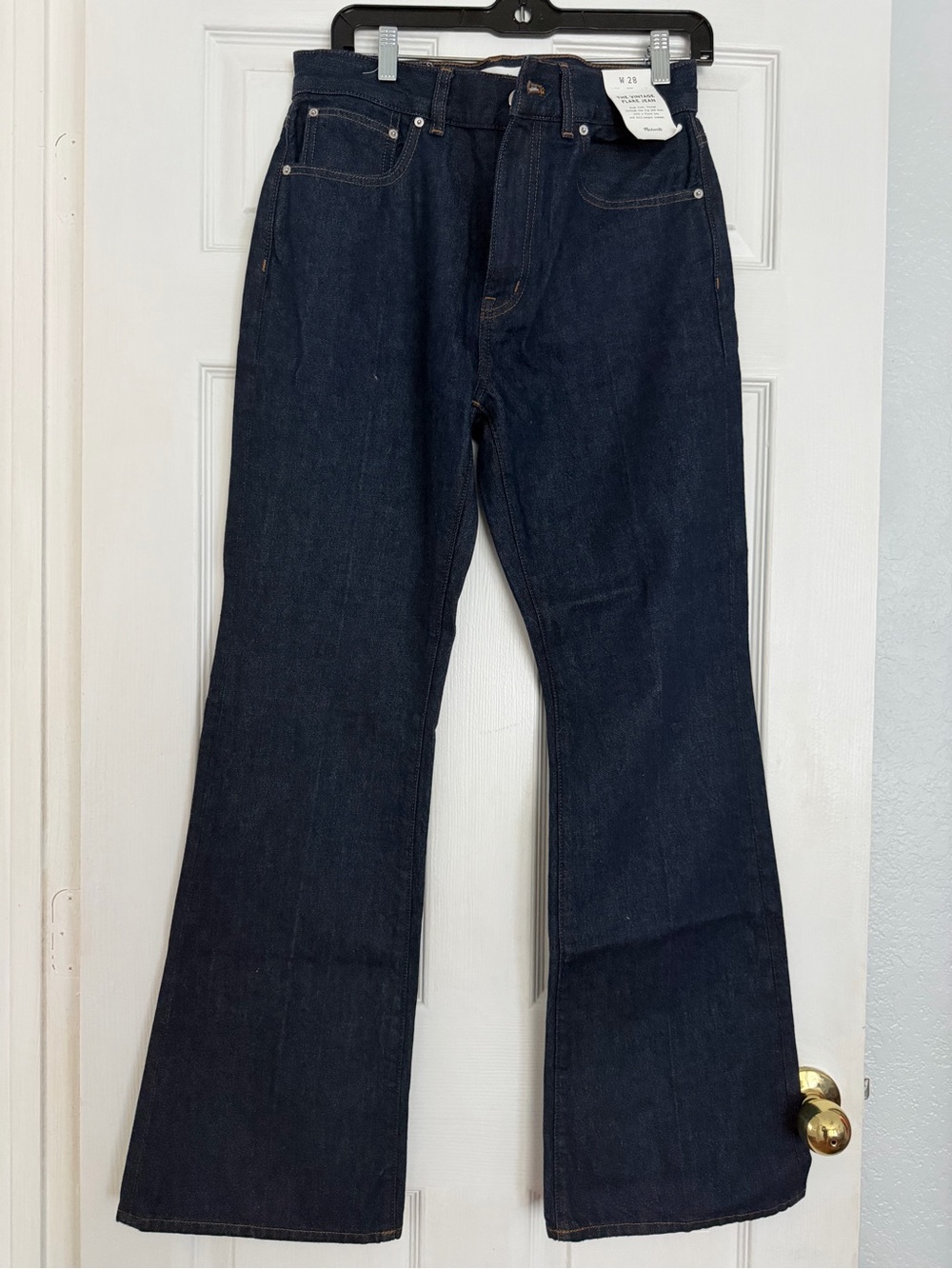 Madewell The Vintage Flare Jean - Dark Blue